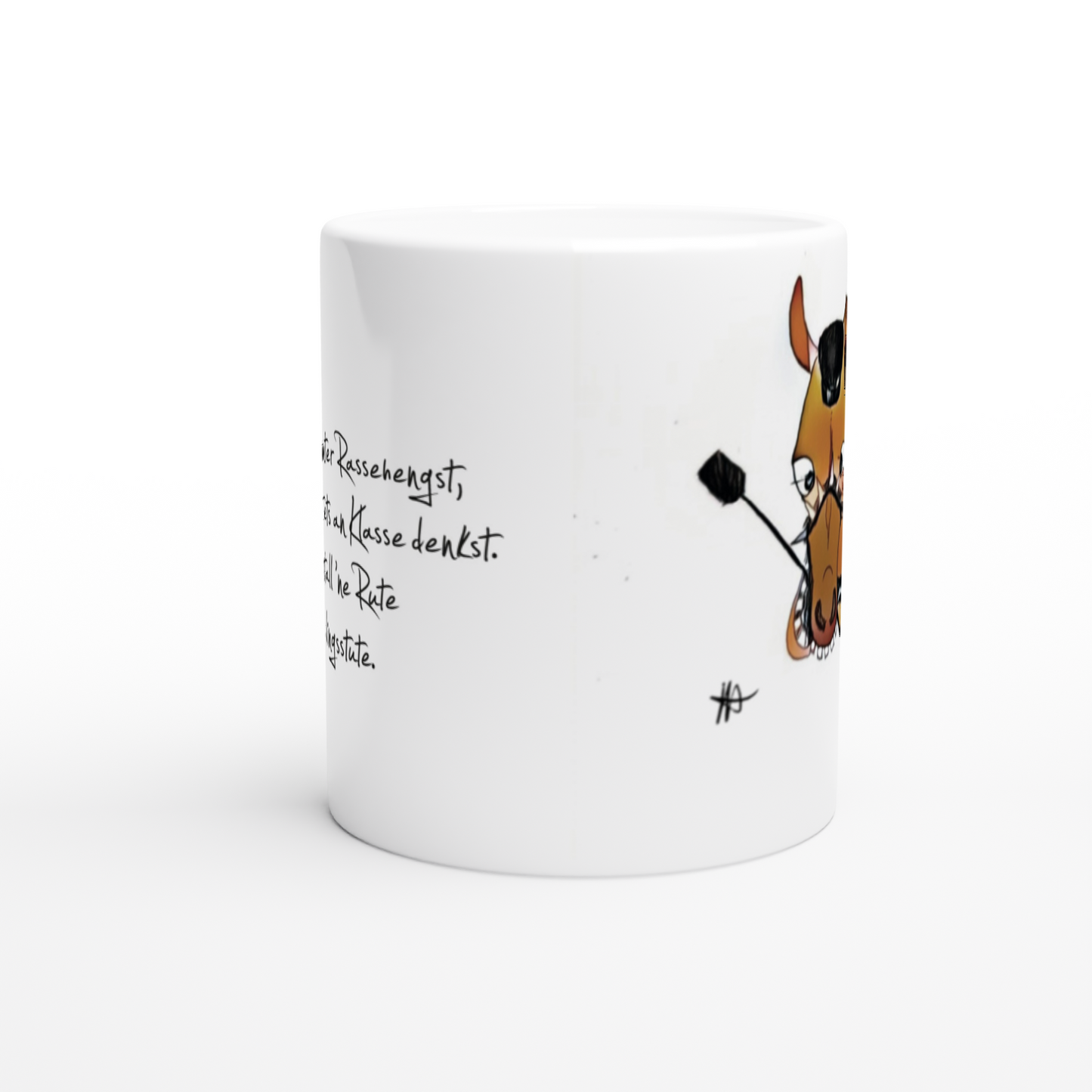 Der galante Rassehengst – Die Tasse für edle Genießer