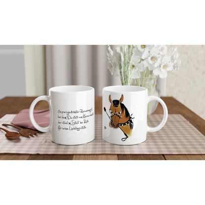 Der galante Rassehengst – Die Tasse für edle Genießer
