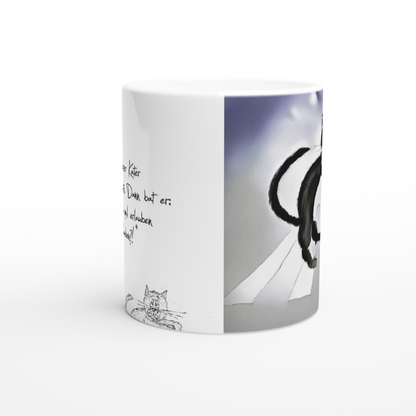 Der skeptische Kater – Die Tasse für alle, die mit Aberglauben aufräumen