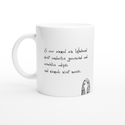 Der gechillte Windhund – Die Tasse für Genießer mit Gelassenheit
