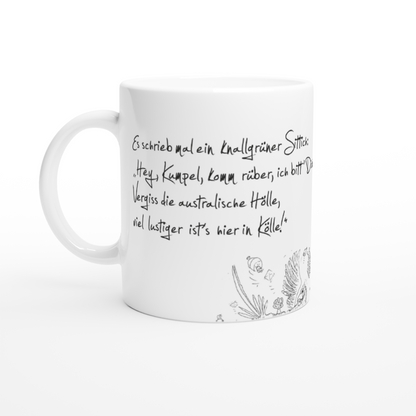 Der grüne Sittich von Kölle – Die Tasse für echte Jecken