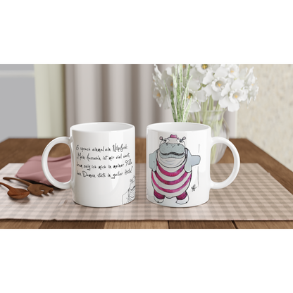 Das stilbewusste Nilpferd – Die Tasse für selbstbewusste Genießer