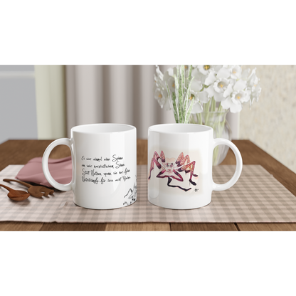 Die eitle Spinne – Die Tasse für Modebewusste mit Humor