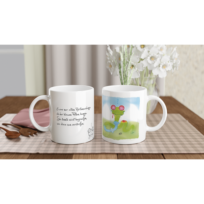 Die skeptische Brillenschlange – Die Tasse für humorvolle Genießer