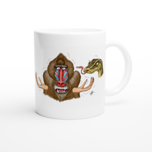 Der Mandrill als Designerleuchte